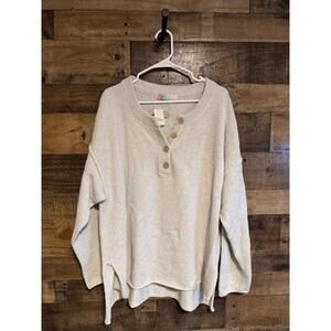 FP Beach (Free People) 'Cabo' Waffle-Knit Sweater Set